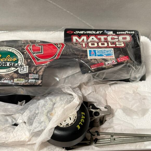 Racing Champions Jim‎ Epler Cabelas 2001 Chevy Camaro NHRA Funny Car Diecast NIB - Picture 7 of 8